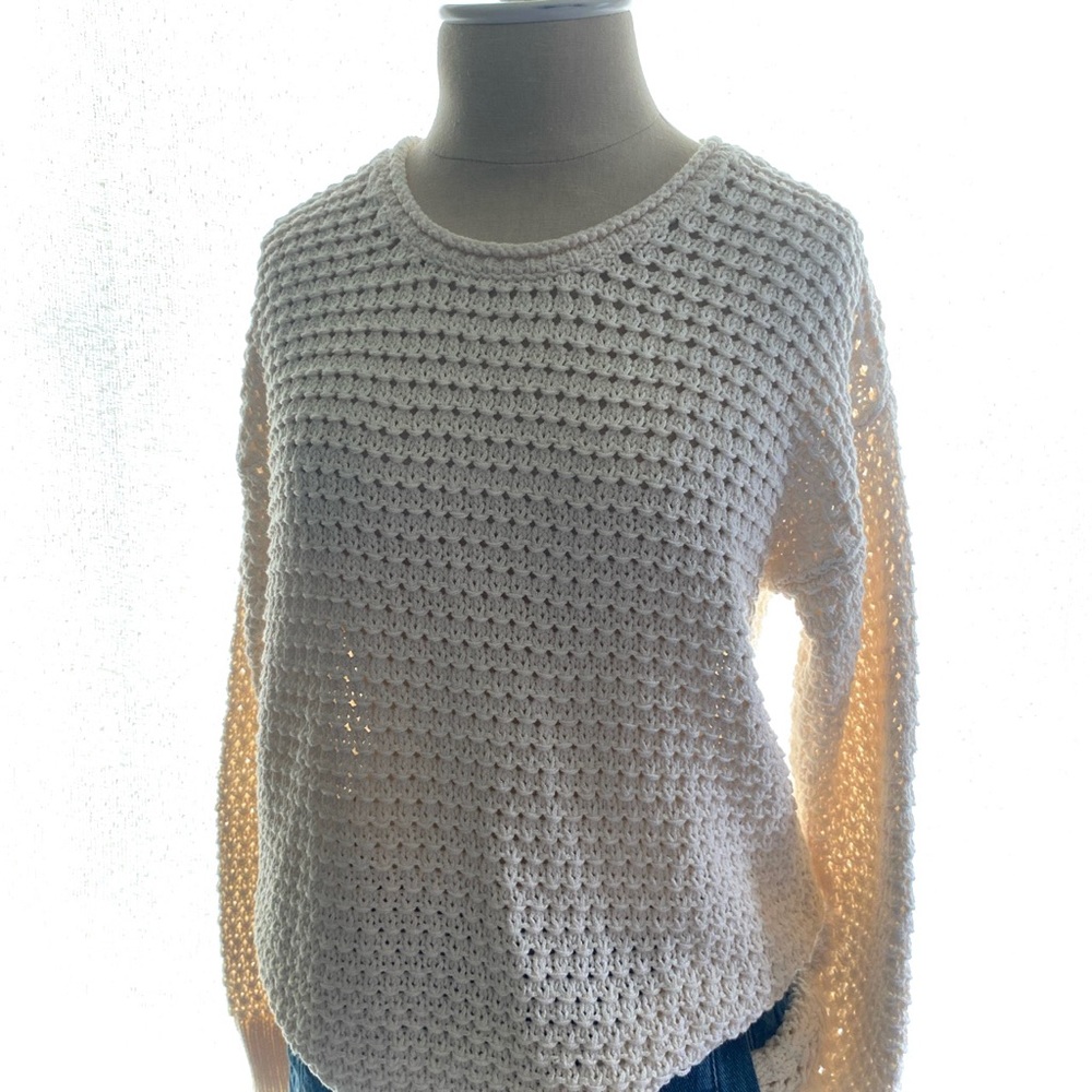 NWT Madewell Austen Open Stitch Knit Sweater
